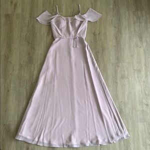 Cinderella Divine Elegant Lavender Off-Shoulder Dress Comes with Matching Scarf